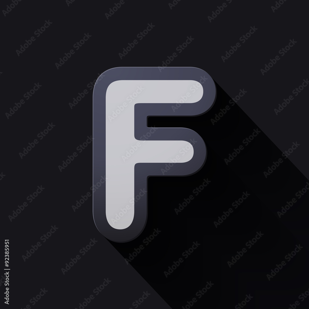 Volume icons alphabet: F Volume icons alphabet: F