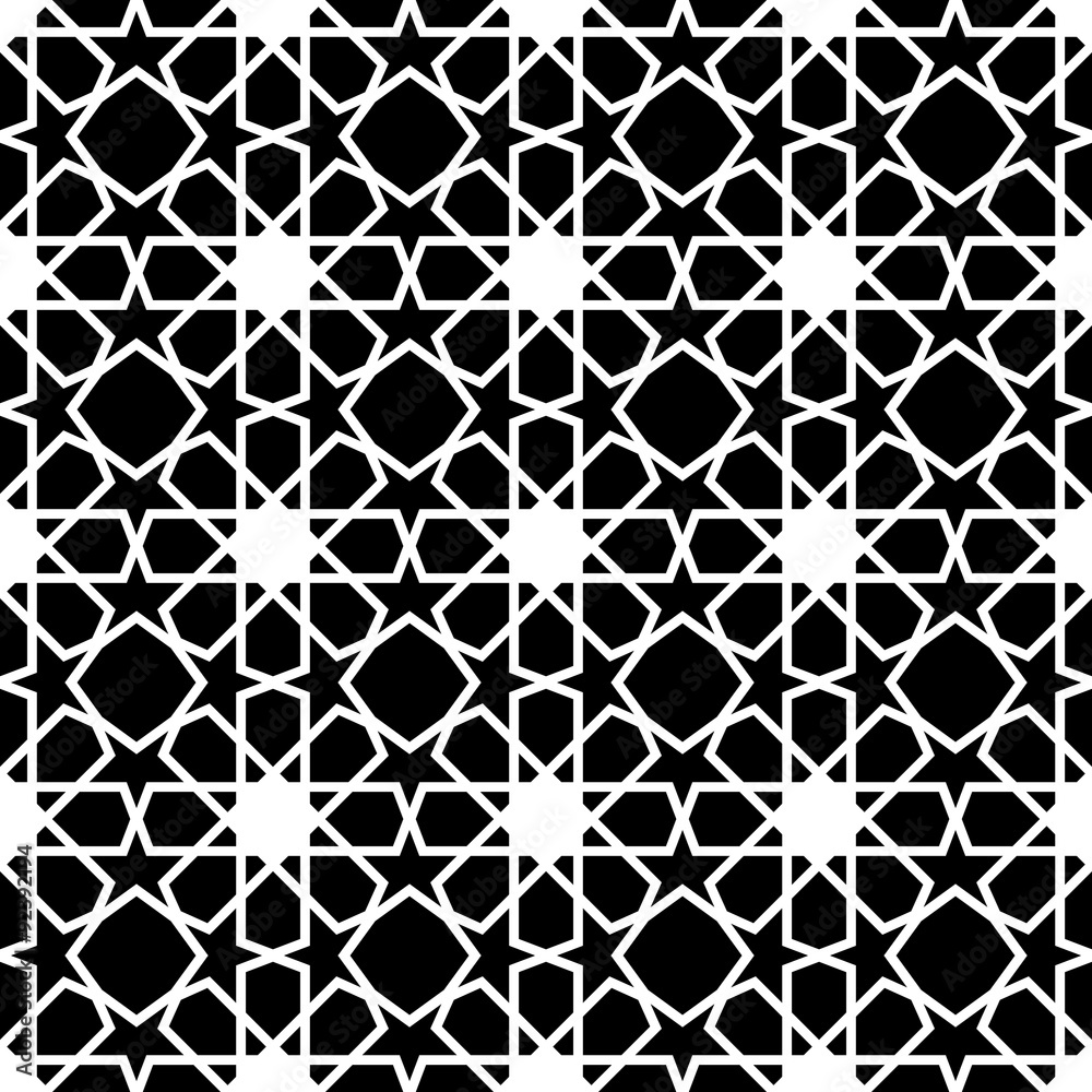 Abstract Seamless geometric pattern