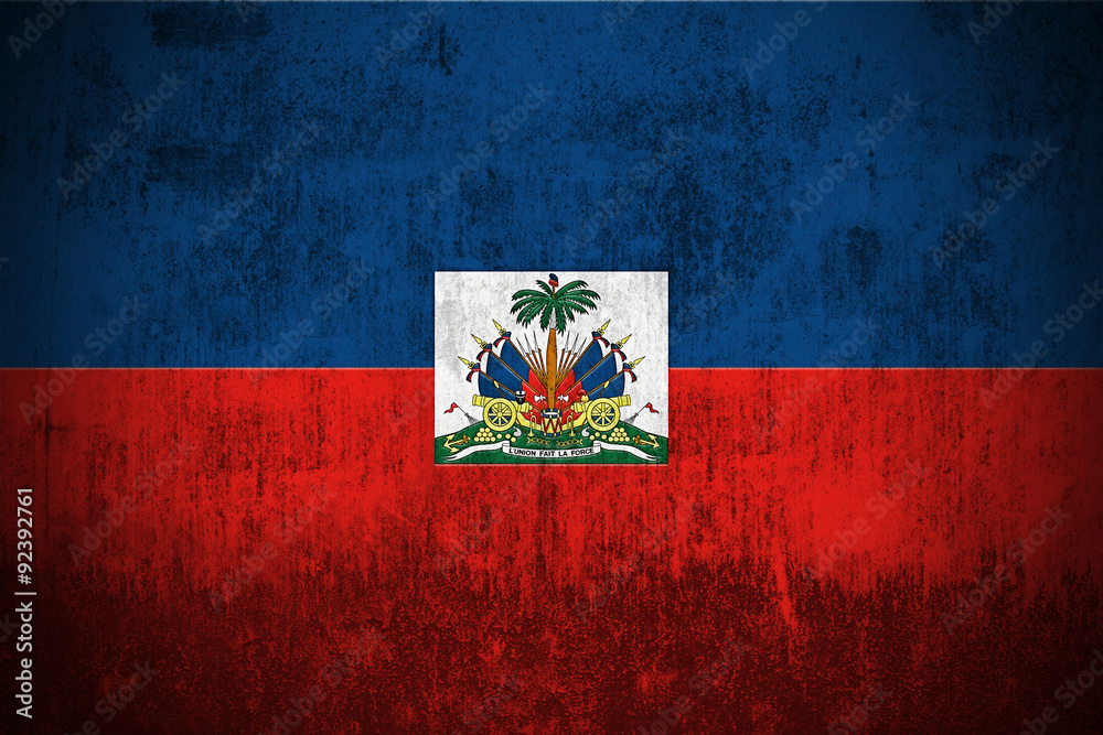 Grunge Flag Of Haiti