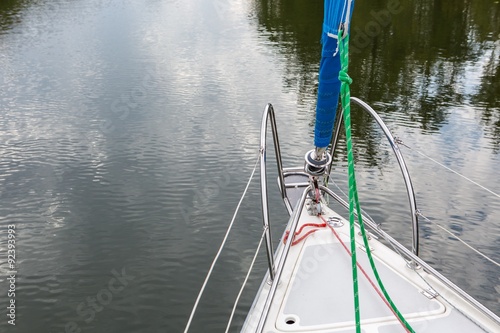 Beutiful lake photographed from yacht