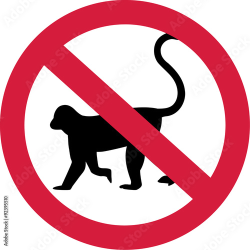Monkeys forbidden