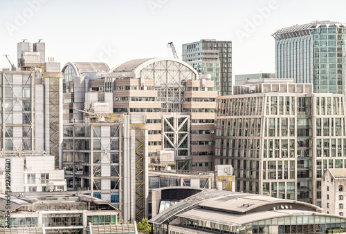 London. City financial district