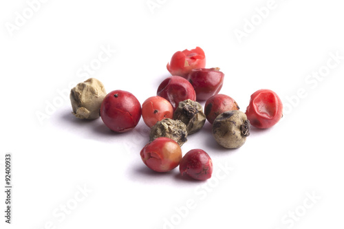 Pepper isolated on white.