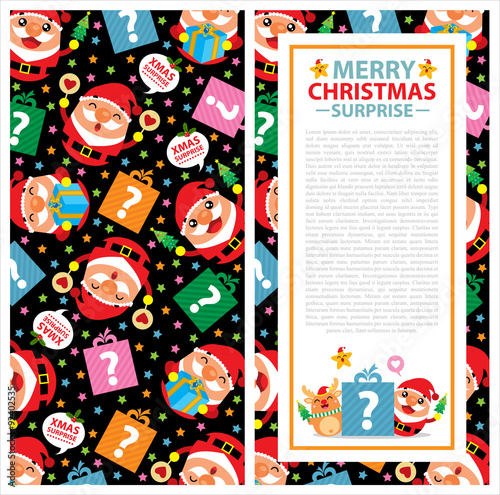 Christmas Invitation Card Santa Claus © henrypark