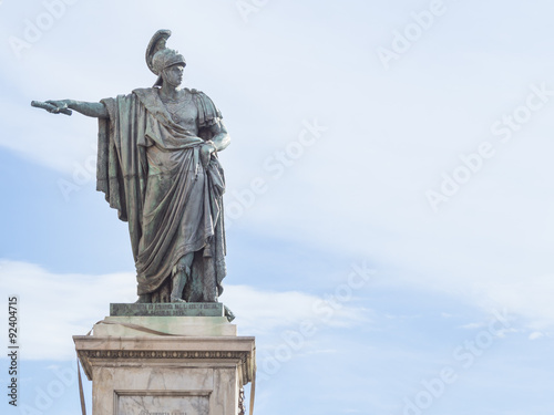 bronze statue indicate