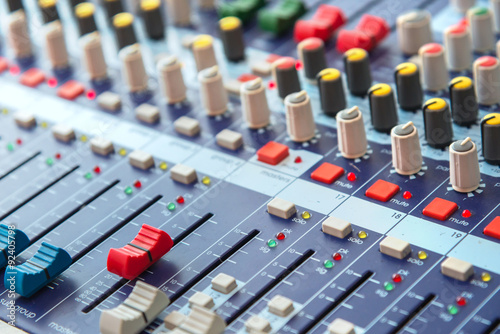 equipment for sound mixer control