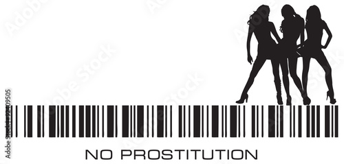 Barcode to International Day No Prostitution photo