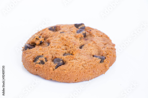 cookies on white background.