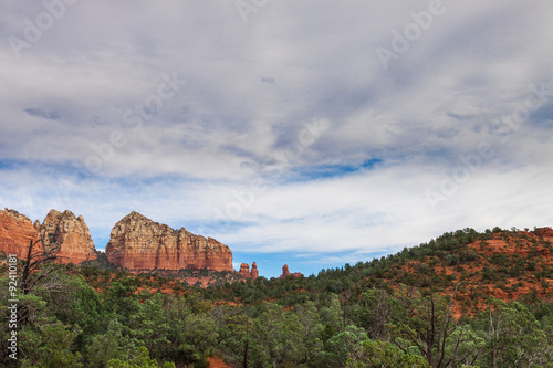 AZ-Sedona-Coconino National Forest-Soldier's Pass Trail. This trail is one of the most popular and highly scenic trails in the Sedona area.