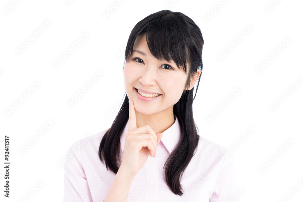 考える女性