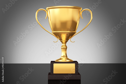 Champion gold cup trophy