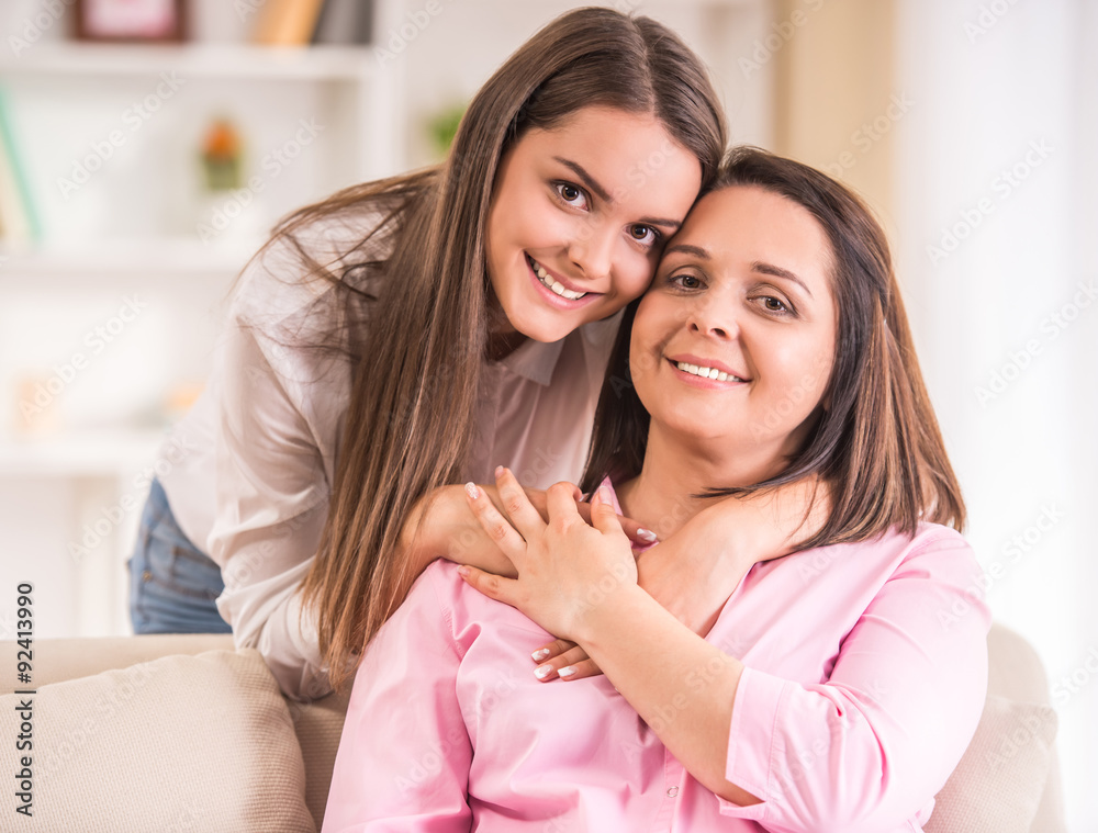 Mother and daughter Mother and daughter
