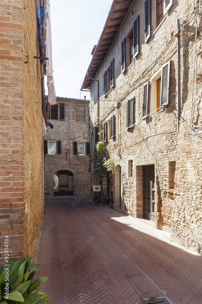 Street in tuscany