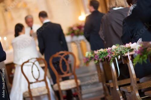 chiusa addobbata per matrimonio