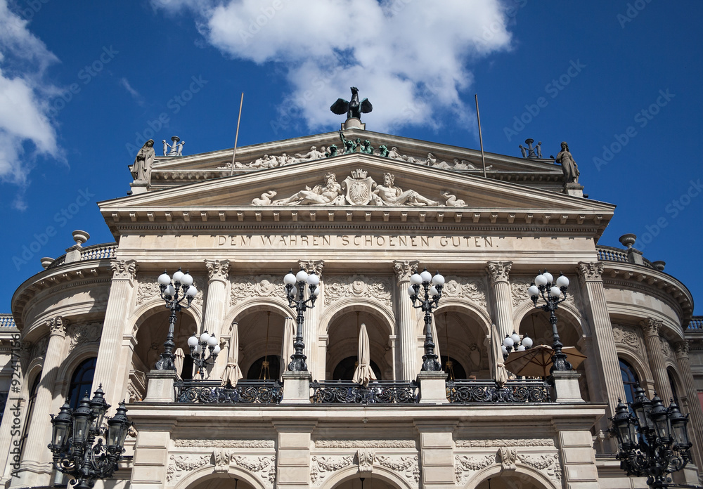 Obraz premium old opera (alte Oper) frankfurt am main germany