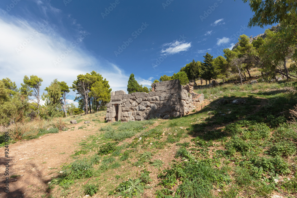 Fantastic Landscape at the italien sicilian Coastal City of Cefa Fantastic Landscape at the italien sicilian Coastal City of Cefa
