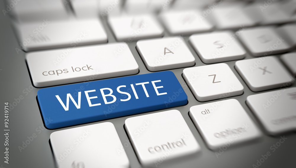 Website and online e-business concept Website and online e-business concept
