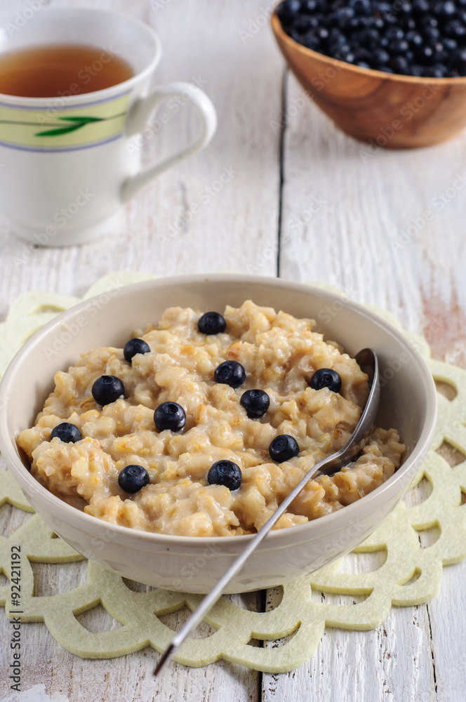 Oatmeal porridge for breakfast Oatmeal porridge for breakfast