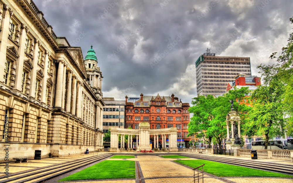 View of Belfast City Hall - Northern Ireland