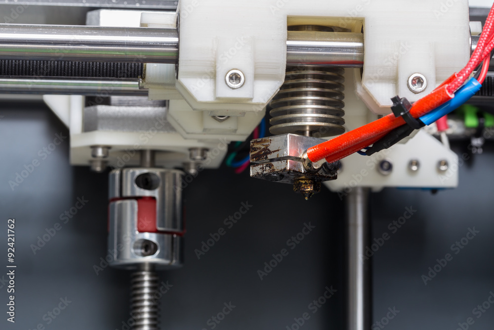 3d printer with bright green filament 3d printer with bright green filament