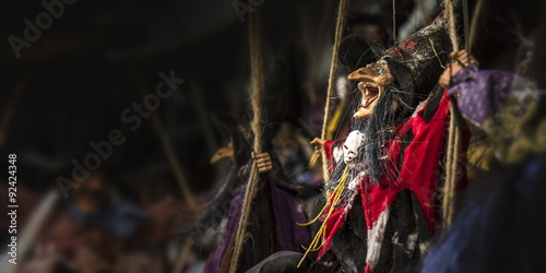 Photography Witch puppet, photo taken in Prague, Czech Republic