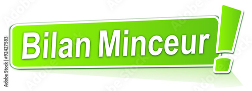 bilan minceur sur étiquette verte