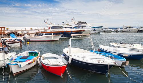 Fishing and pleasure boats and yachts, Italy © evannovostro