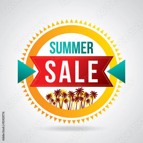 sale shopping background and label for business promotion