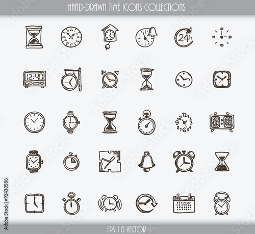 Collection of time icons
