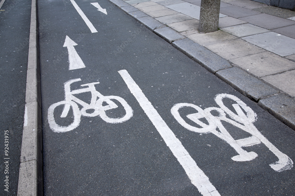 Fototapeta premium Cycle Lane