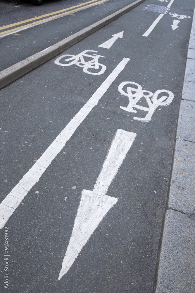 Fototapeta premium Cycle Lane