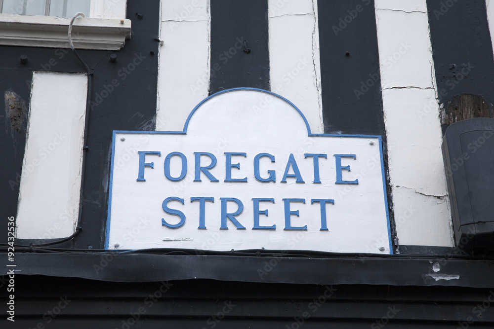 Forgate Street Sign, Chester