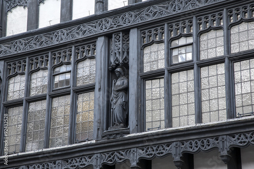 Obraz na płótnie Traditional Facade in Chester w salonie
