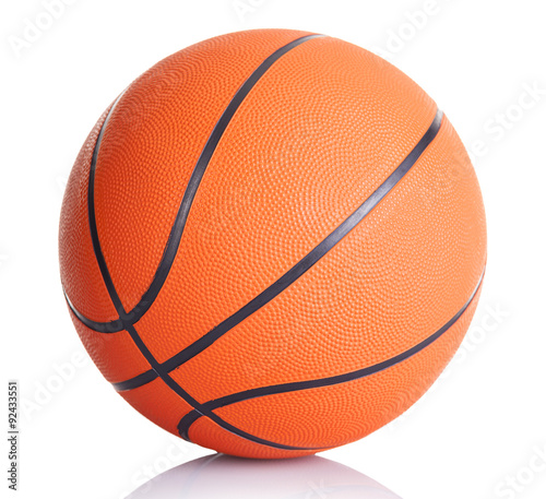 Basketball isolated on a white background © cristovao31