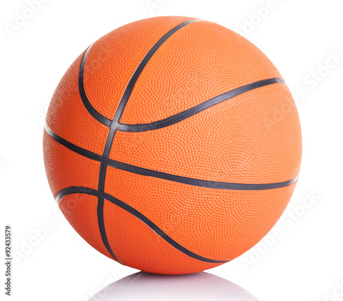 Basketball isolated on a white background © cristovao31