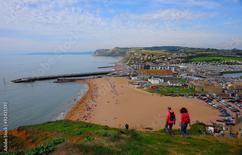 West Bay in Dorset an der südenglischen Jurassic Coast photo