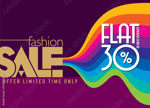 Sale shopping background and label for business promotion