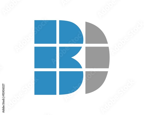 BD BI logo icon template