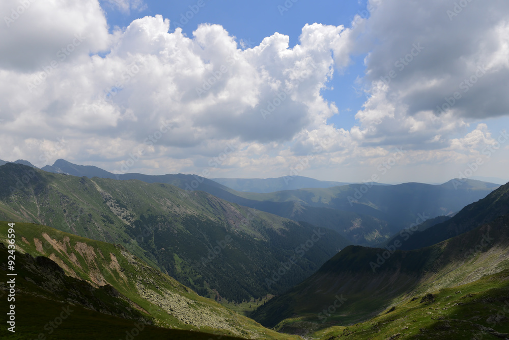 Mountain landscape in Romania