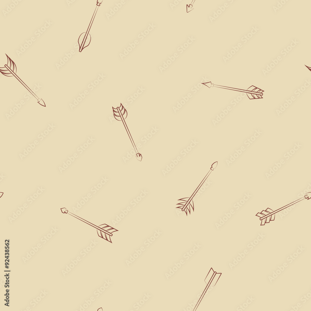 Seamless background with arrows for your design Seamless background with arrows for your design