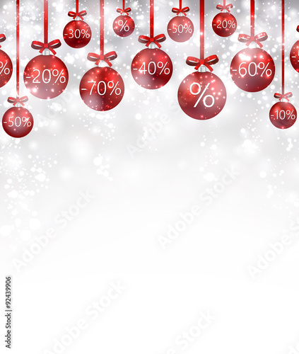 Christmas sale background.