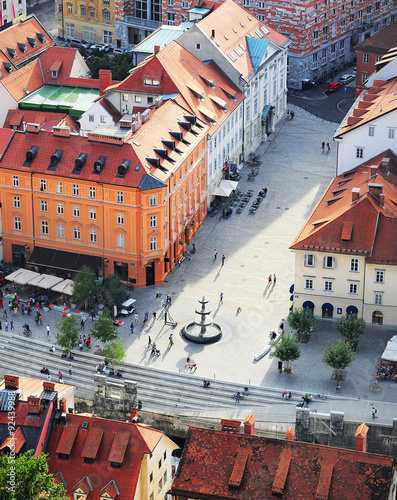 Ljubljana historic center, ...