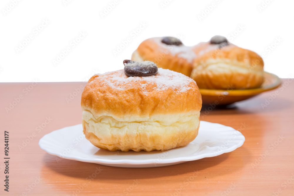 donuts on a table