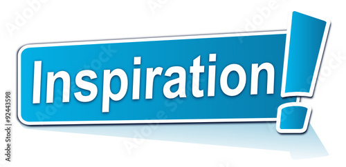 inspiration sur étiquette bleue