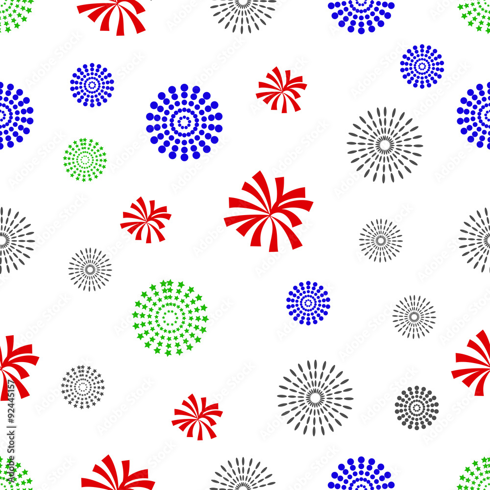 seamless pattern with firework seamless pattern with firework