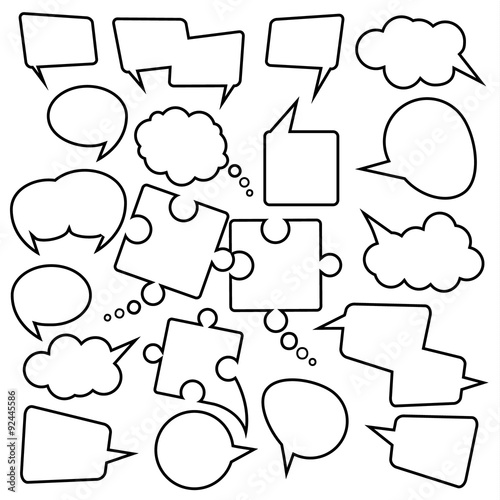 Speech bubble collection