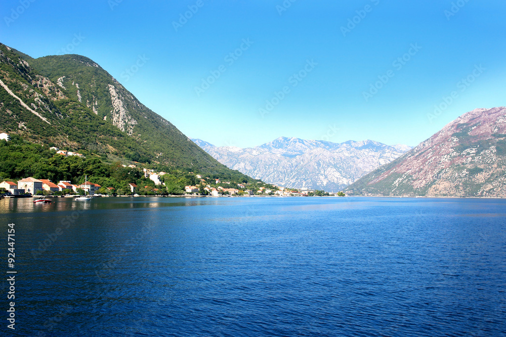 Kotor bay, Montenegro. Kotor