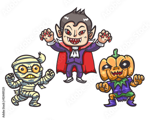 Cartoon halloween character