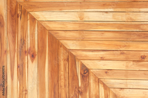 Teak wood plank wall texture background