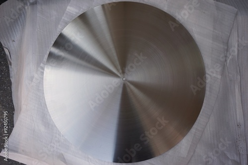 round stainless steel texture